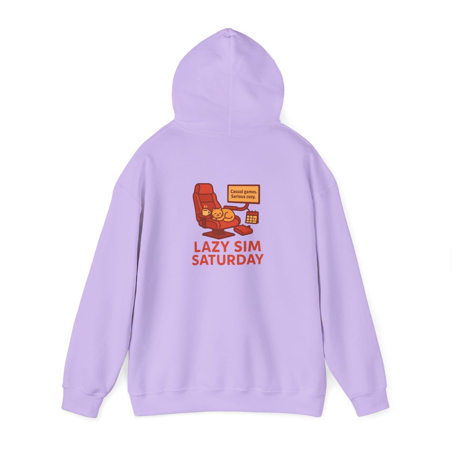 Cozy Sim Uniform Hoodie - Unisex Heavy Blend Sweatshirt for Gaming Enthusiasts