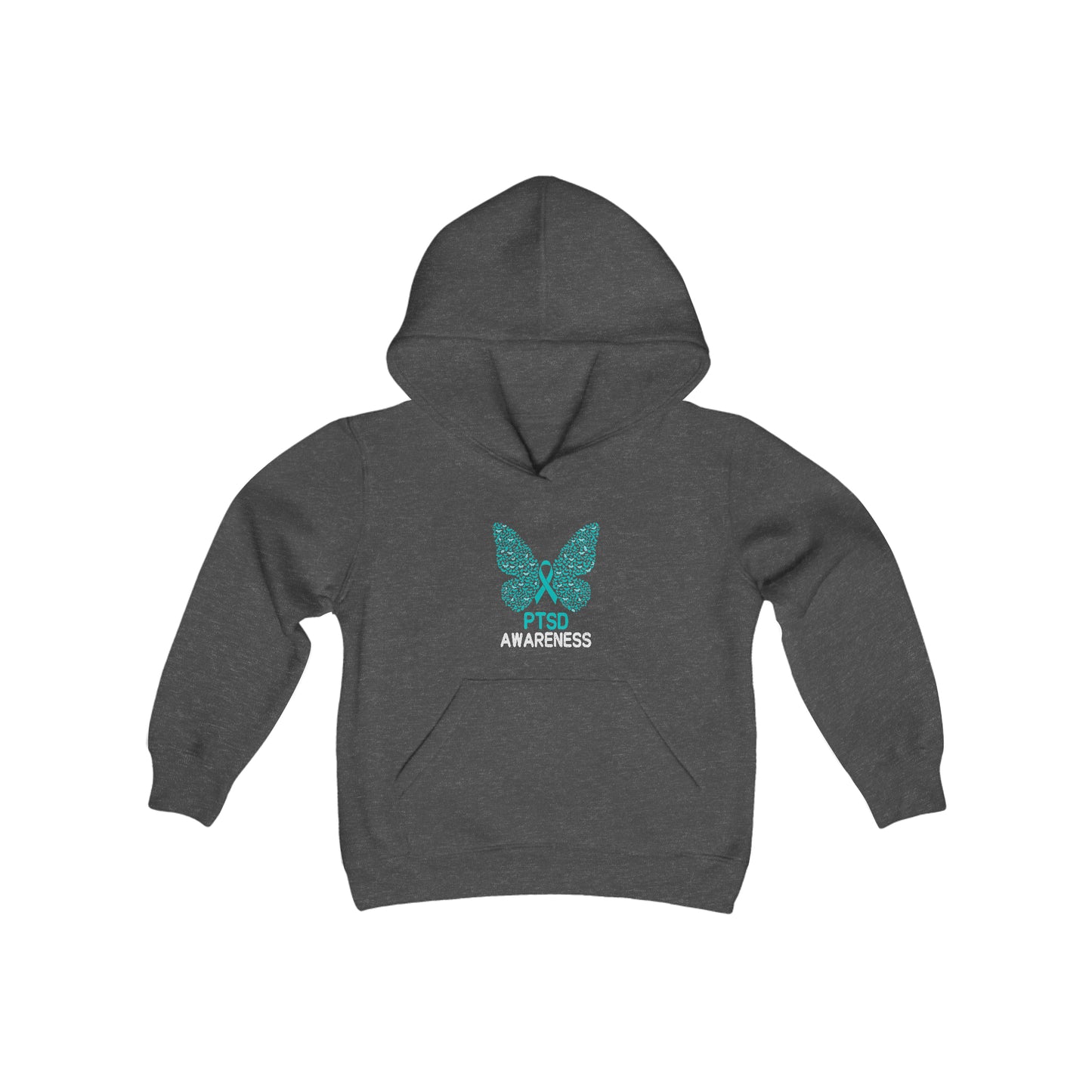 PTSD Awareness Youth Heavy Blend Hooded Sweatshirt