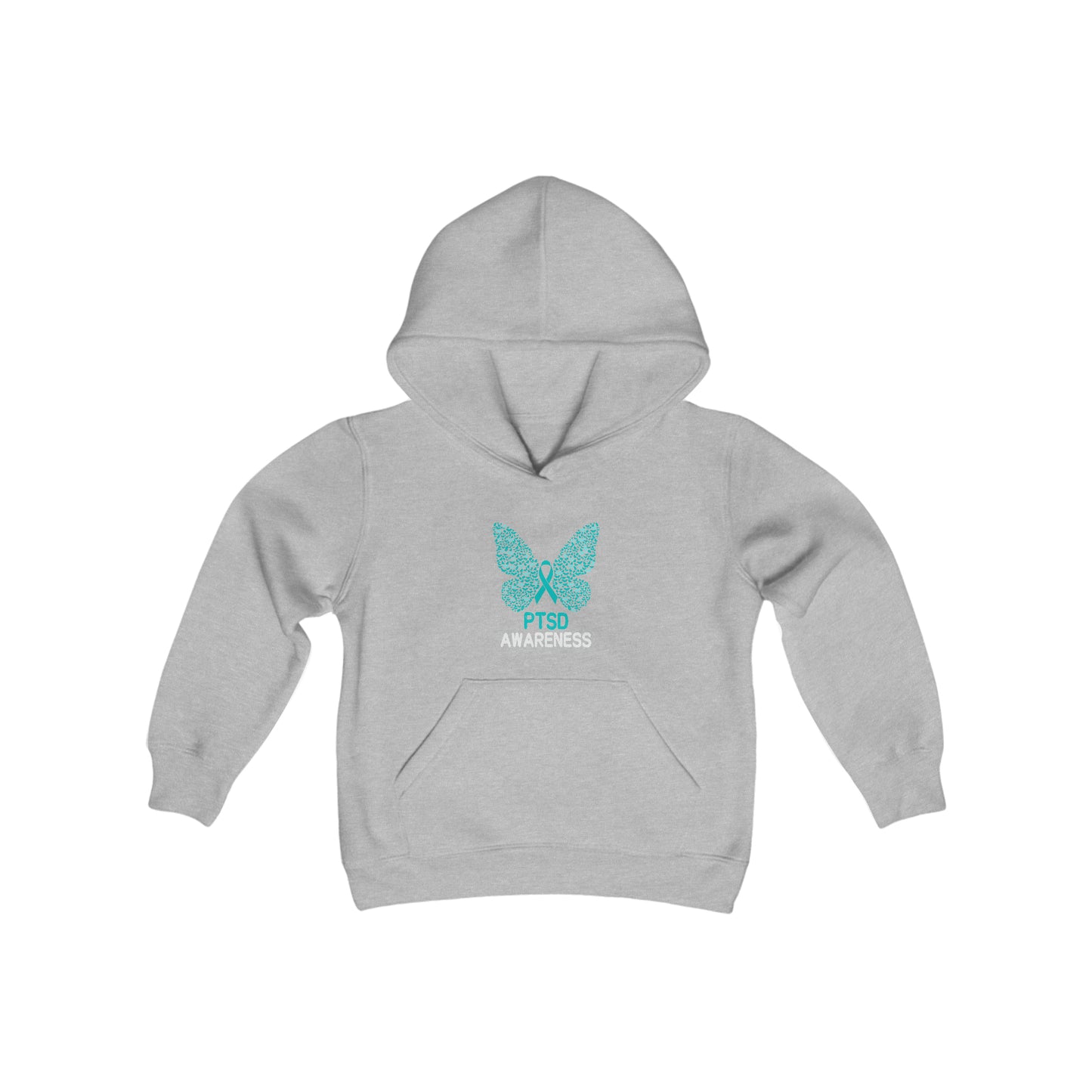 PTSD Awareness Youth Heavy Blend Hooded Sweatshirt