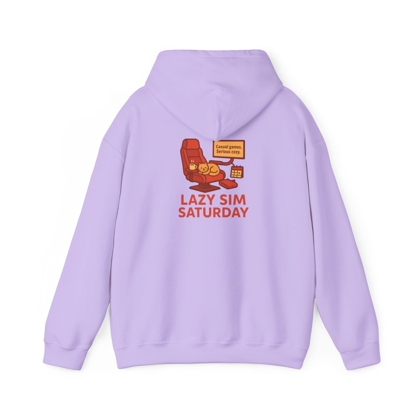 Cozy Sim Uniform Hoodie - Unisex Heavy Blend Sweatshirt for Gaming Enthusiasts