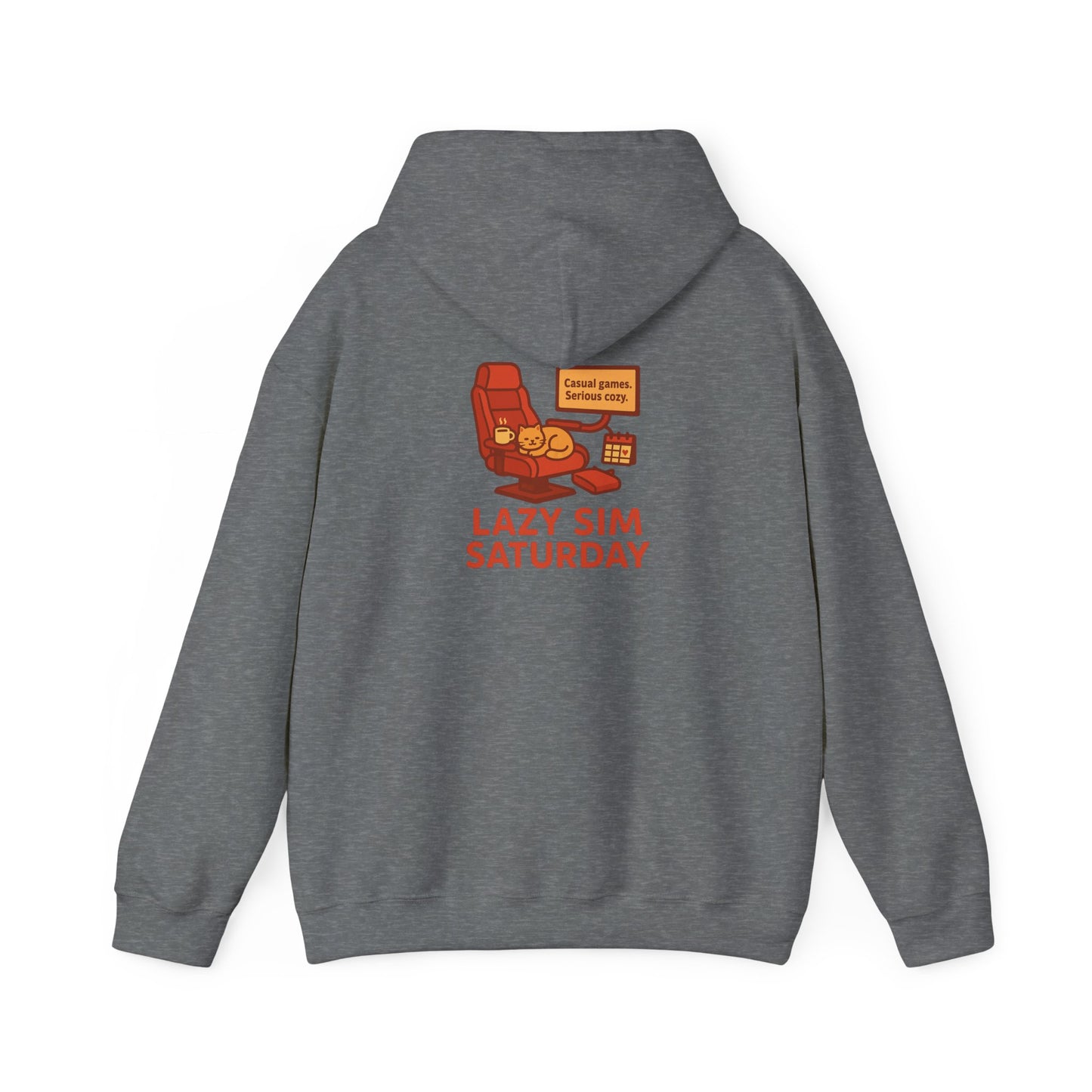 Cozy Sim Uniform Hoodie - Unisex Heavy Blend Sweatshirt for Gaming Enthusiasts