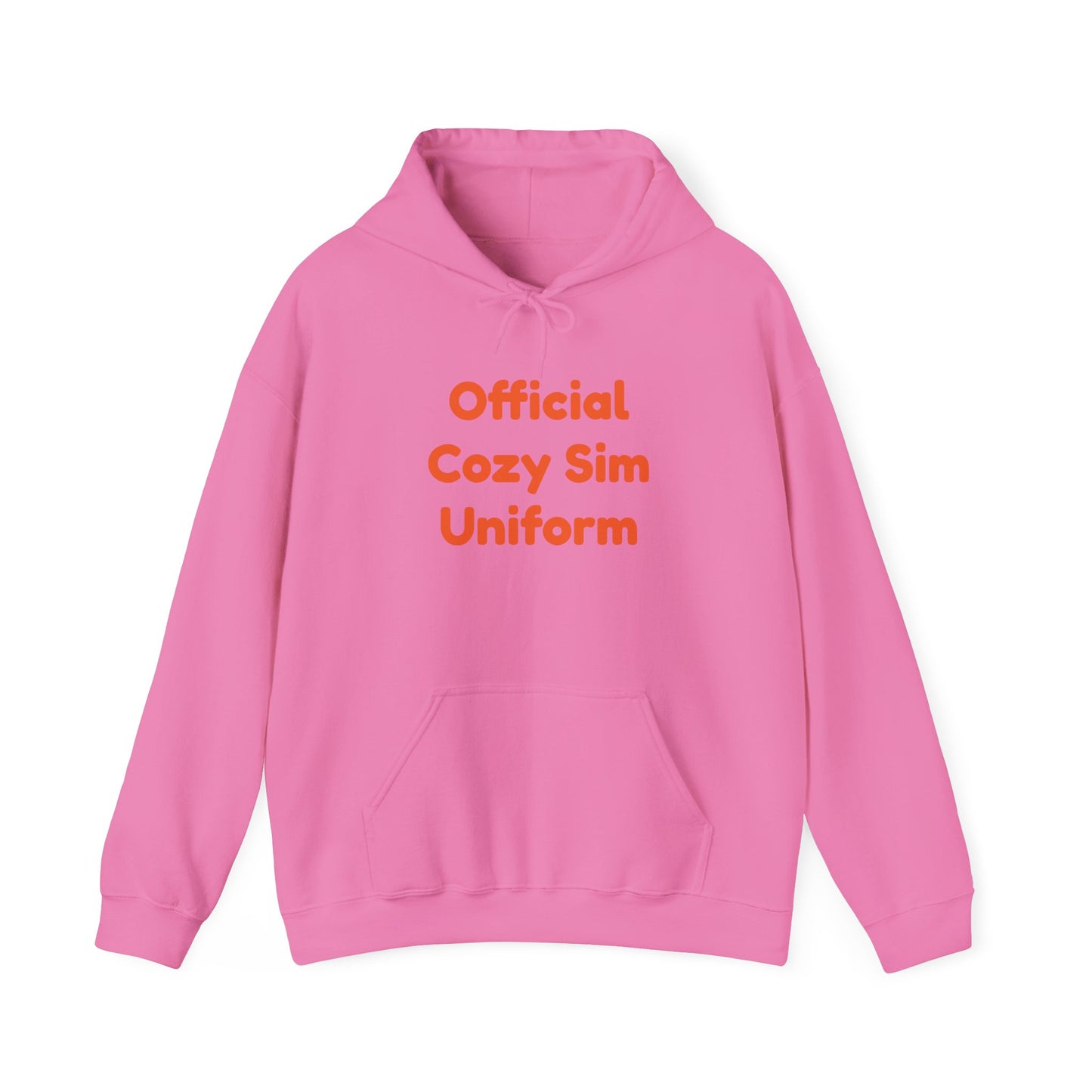 Cozy Sim Uniform Hoodie - Unisex Heavy Blend Sweatshirt for Gaming Enthusiasts