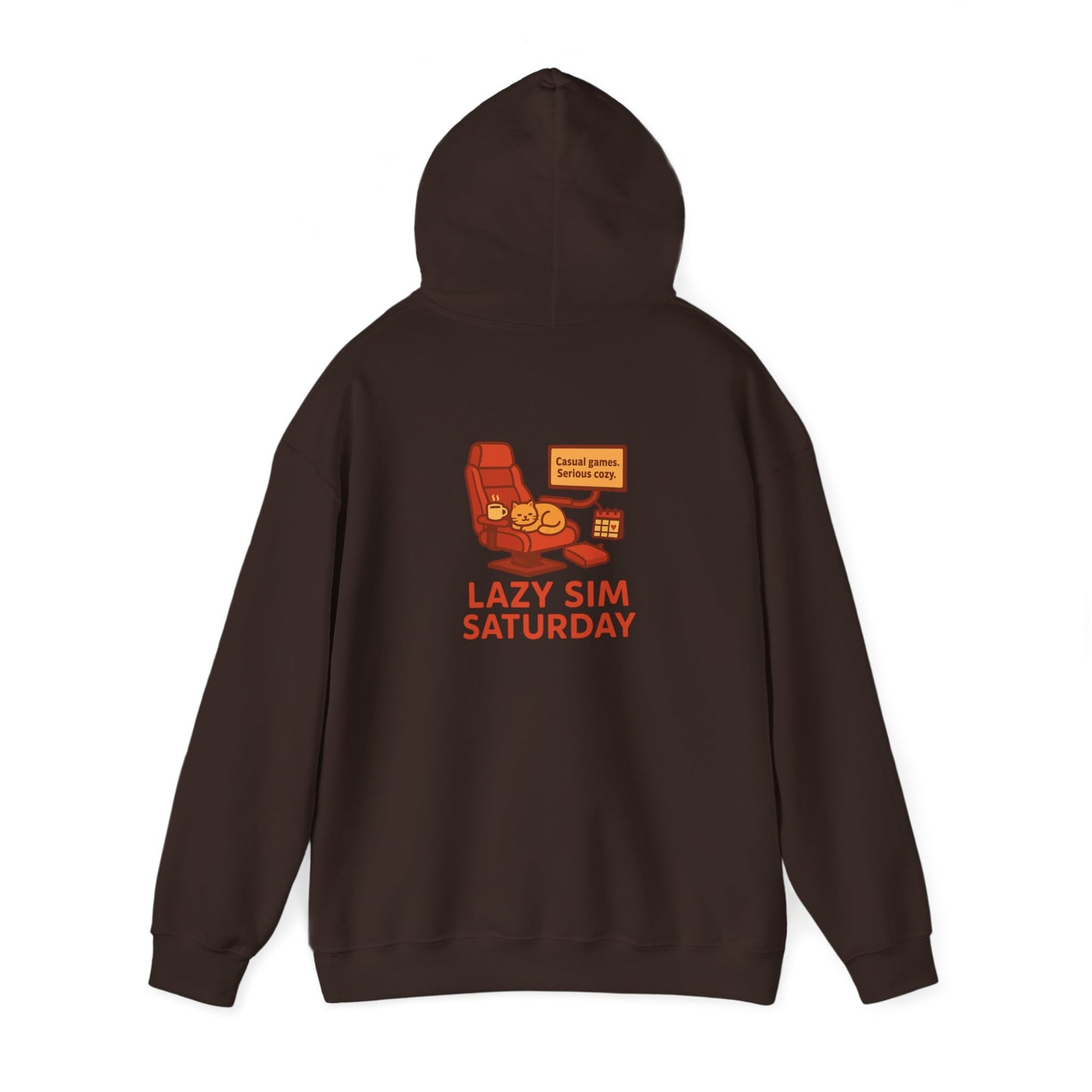 Cozy Sim Uniform Hoodie - Unisex Heavy Blend Sweatshirt for Gaming Enthusiasts