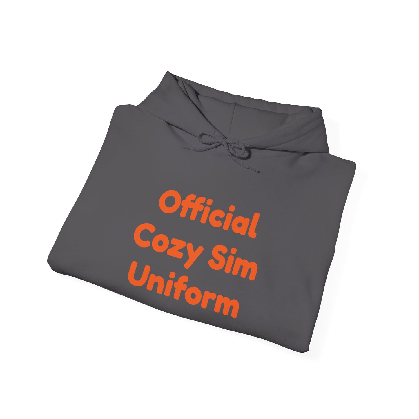Cozy Sim Uniform Hoodie - Unisex Heavy Blend Sweatshirt for Gaming Enthusiasts