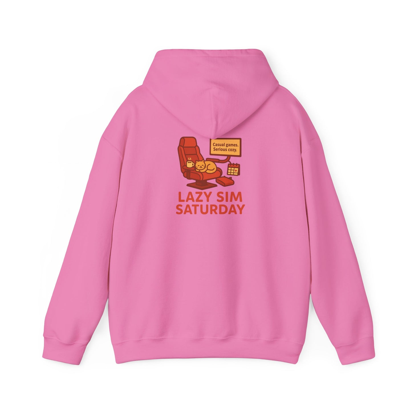 Cozy Sim Uniform Hoodie - Unisex Heavy Blend Sweatshirt for Gaming Enthusiasts