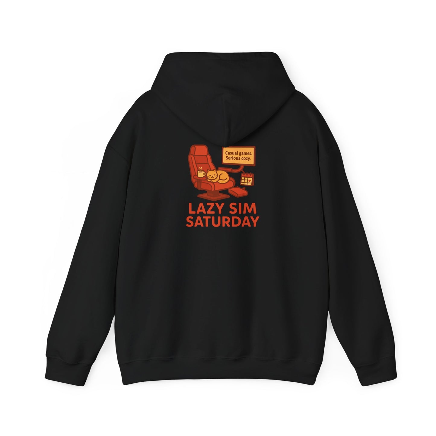 Cozy Sim Uniform Hoodie - Unisex Heavy Blend Sweatshirt for Gaming Enthusiasts