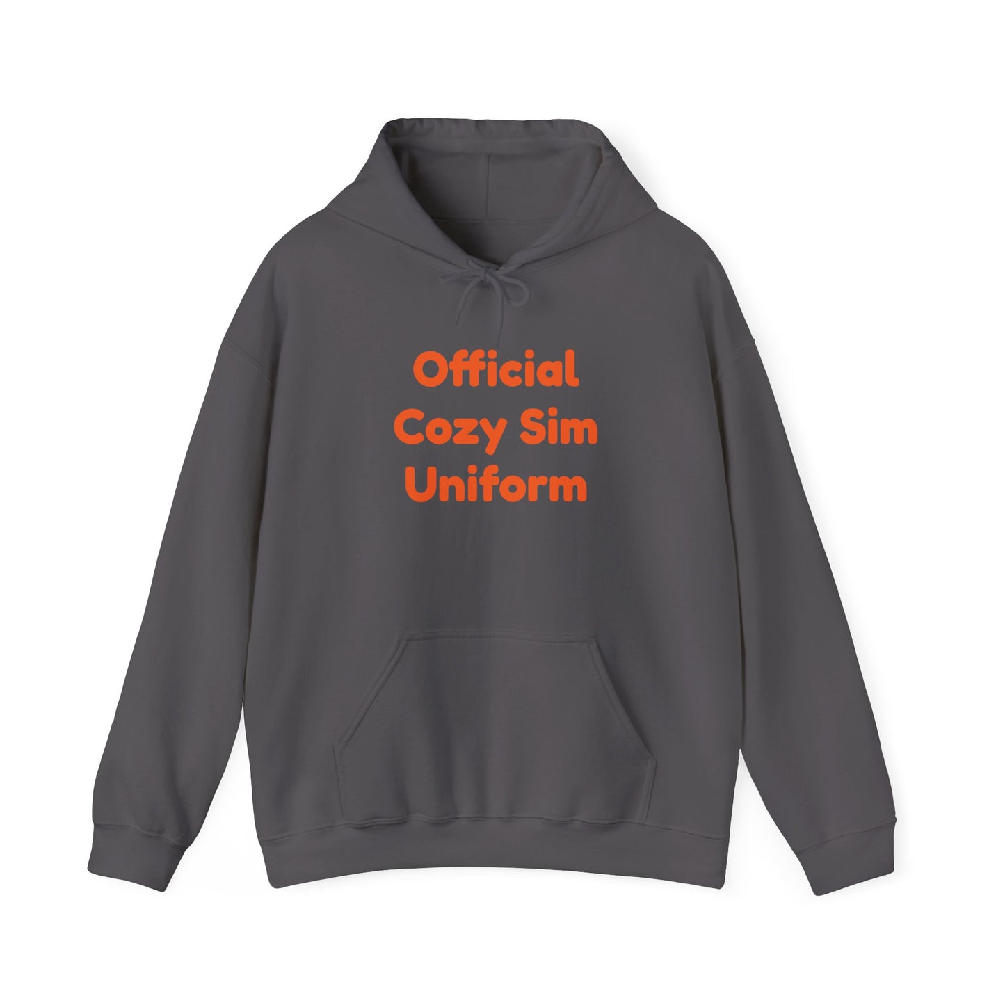 Cozy Sim Uniform Hoodie - Unisex Heavy Blend Sweatshirt for Gaming Enthusiasts