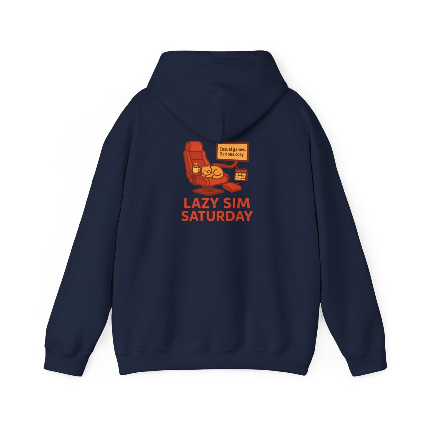 Cozy Sim Uniform Hoodie - Unisex Heavy Blend Sweatshirt for Gaming Enthusiasts