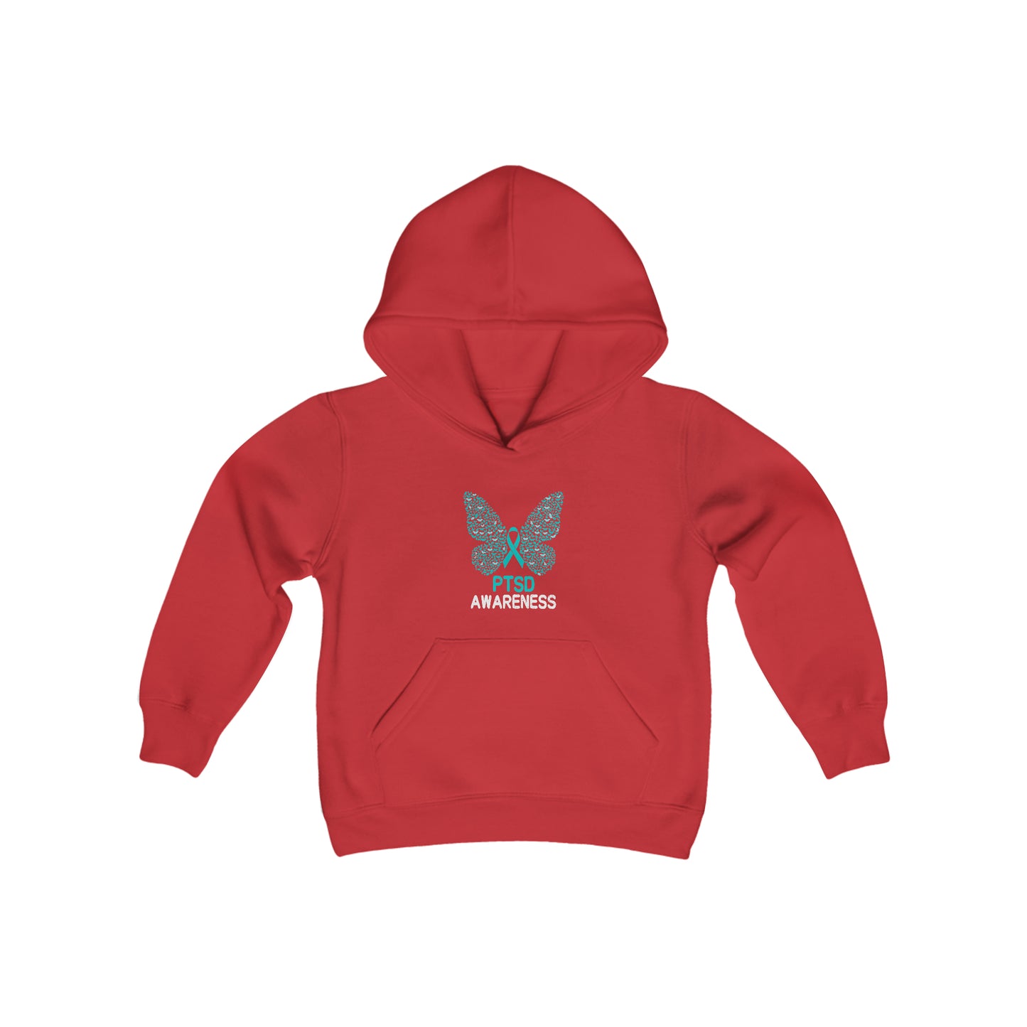 PTSD Awareness Youth Heavy Blend Hooded Sweatshirt