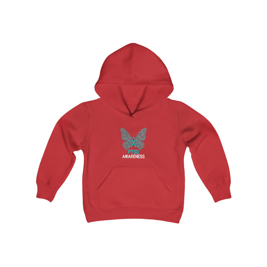 PTSD Awareness Youth Heavy Blend Hooded Sweatshirt
