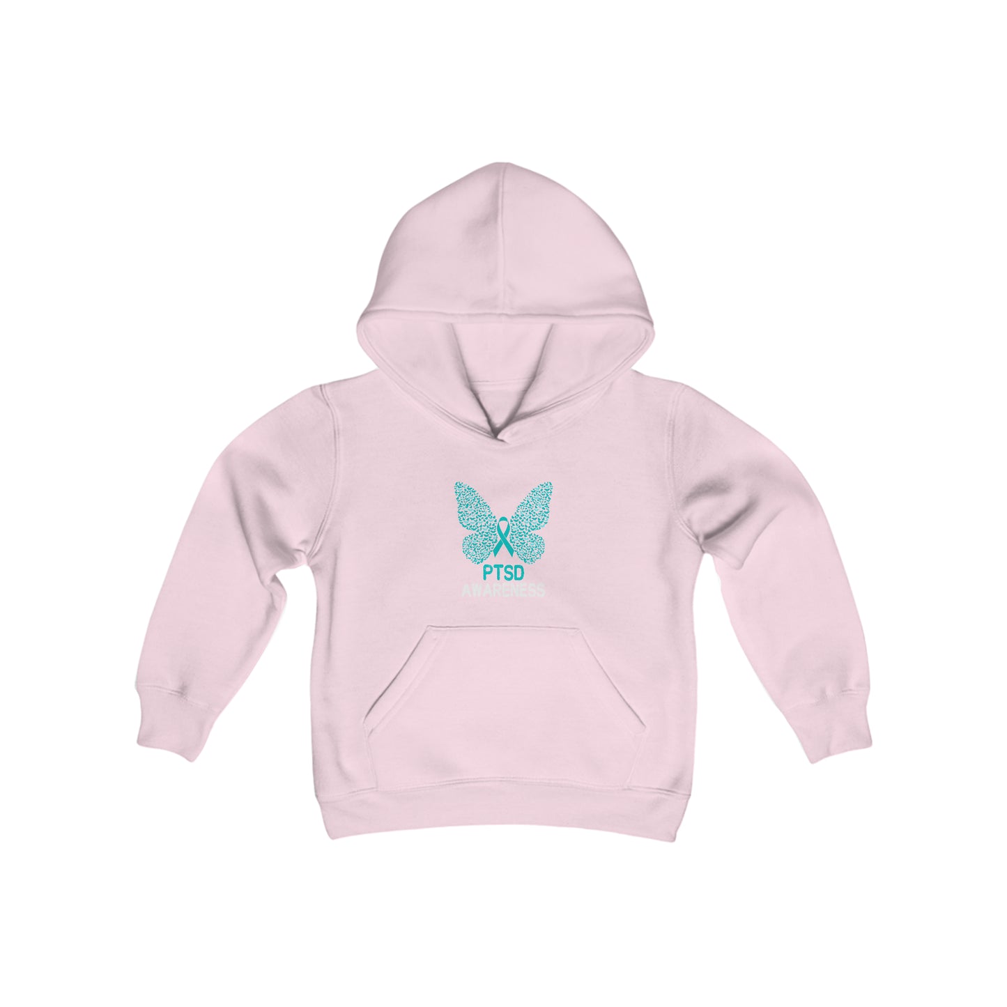 PTSD Awareness Youth Heavy Blend Hooded Sweatshirt