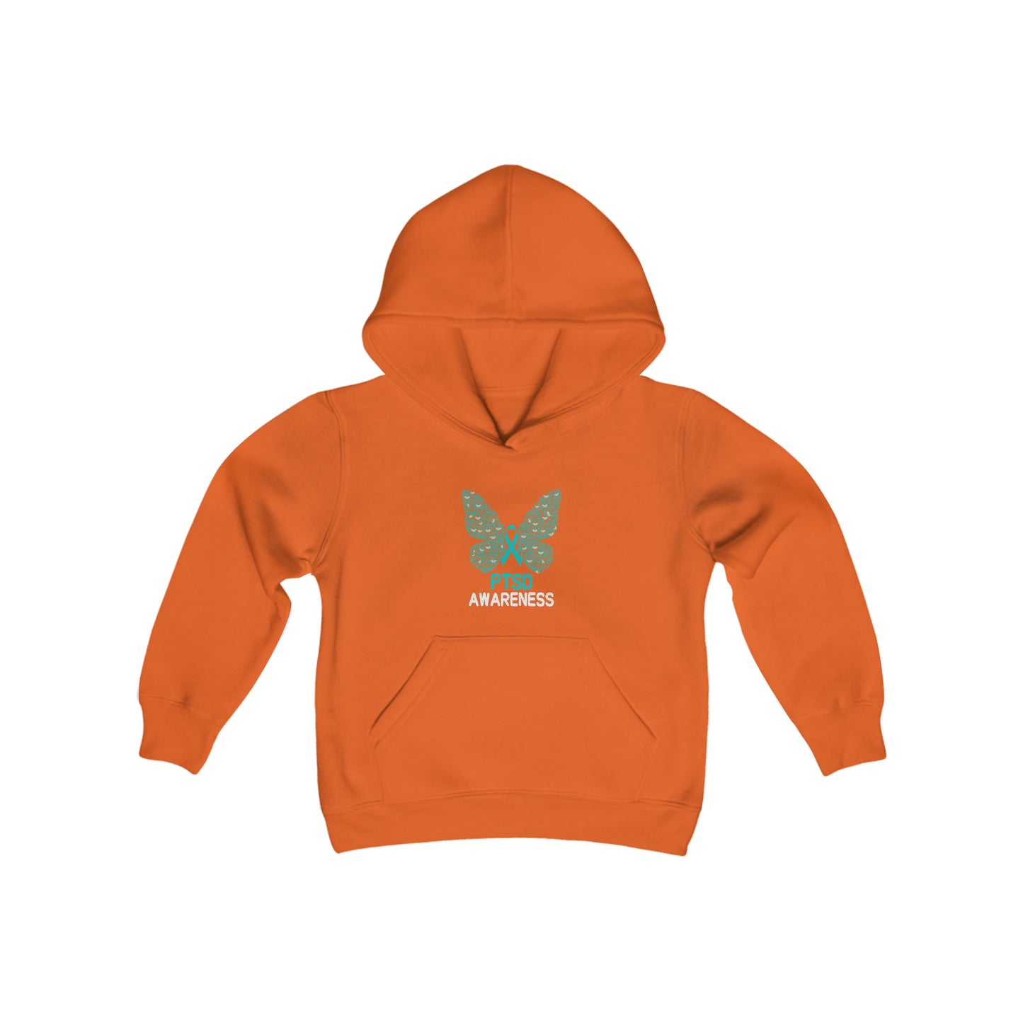PTSD Awareness Youth Heavy Blend Hooded Sweatshirt