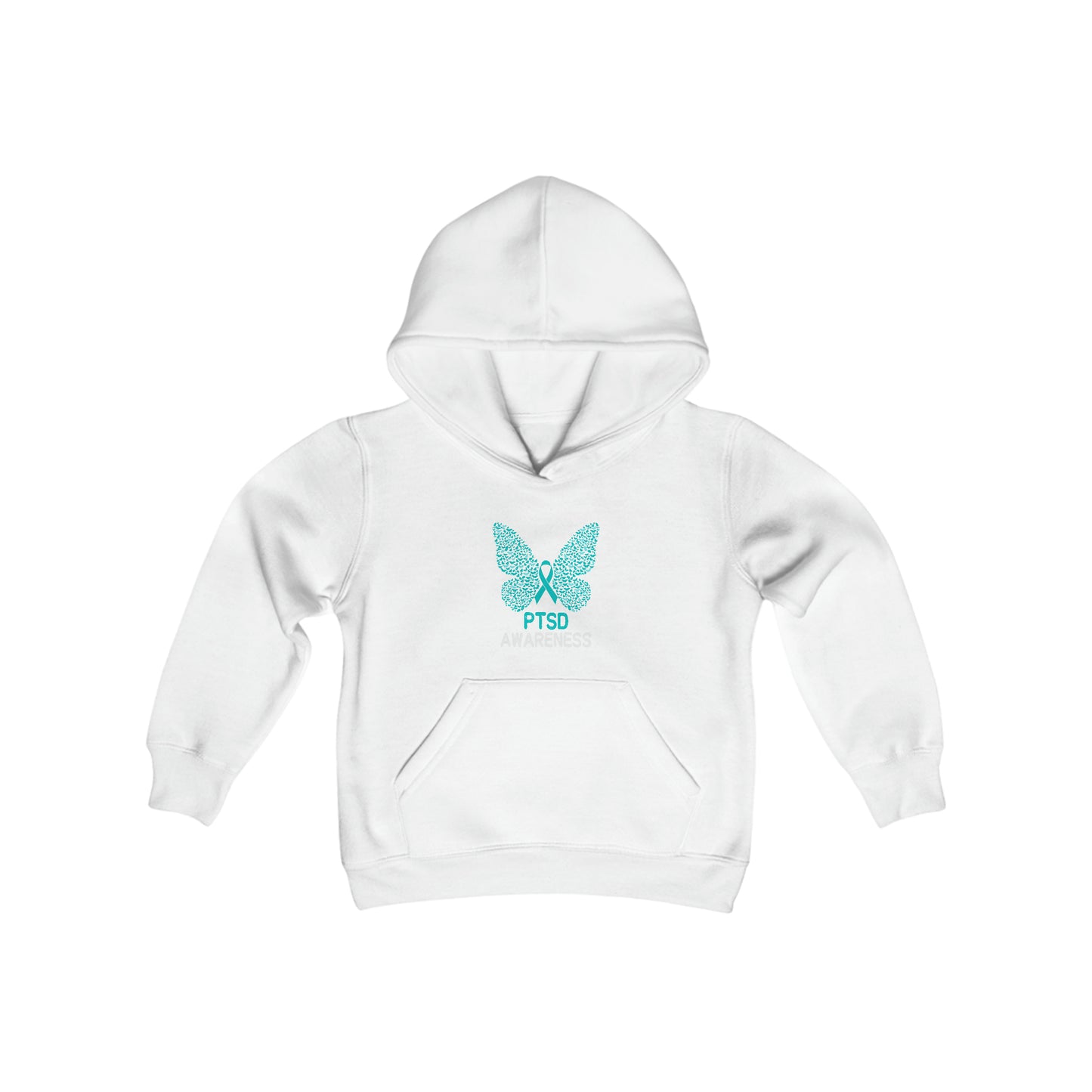PTSD Awareness Youth Heavy Blend Hooded Sweatshirt