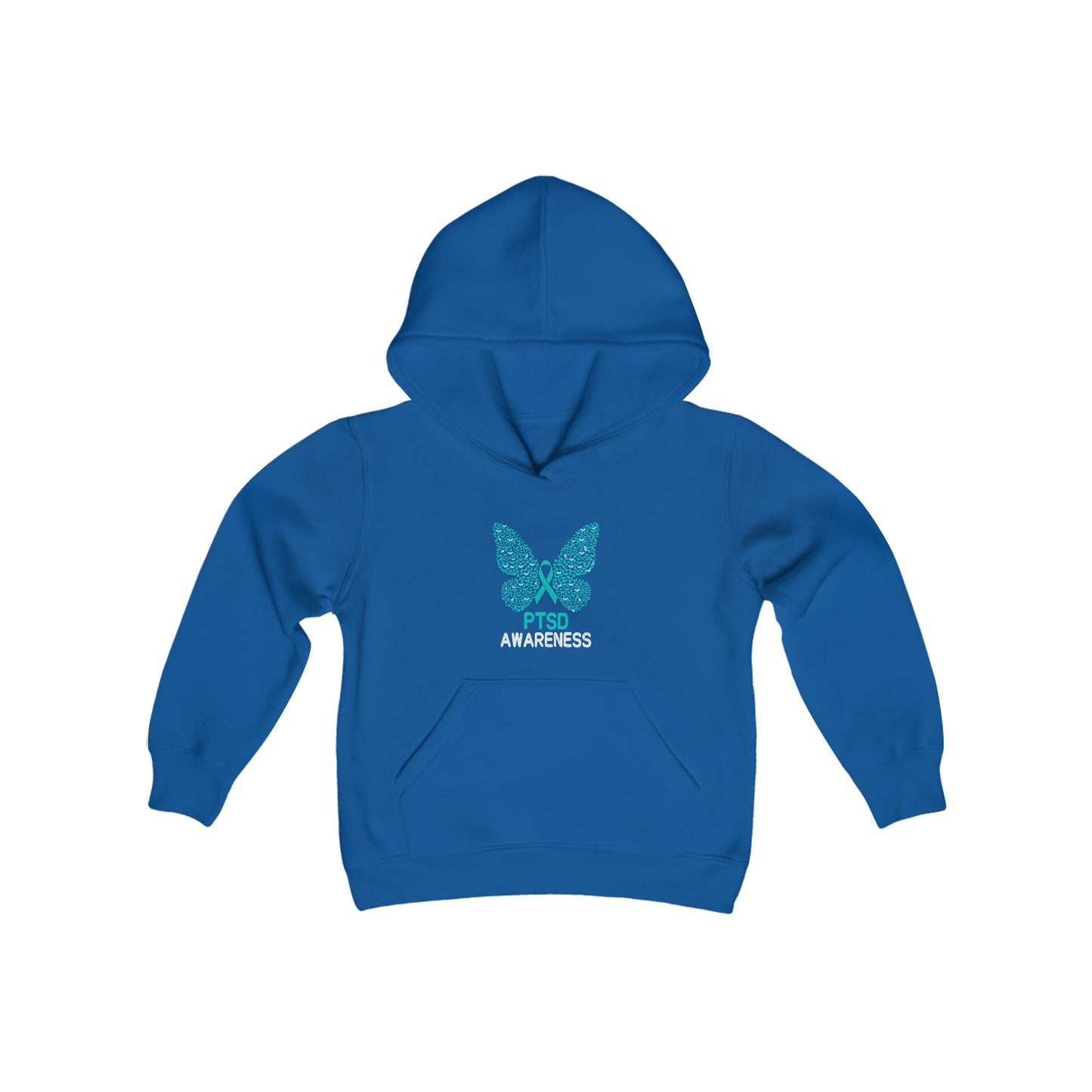 PTSD Awareness Youth Heavy Blend Hooded Sweatshirt