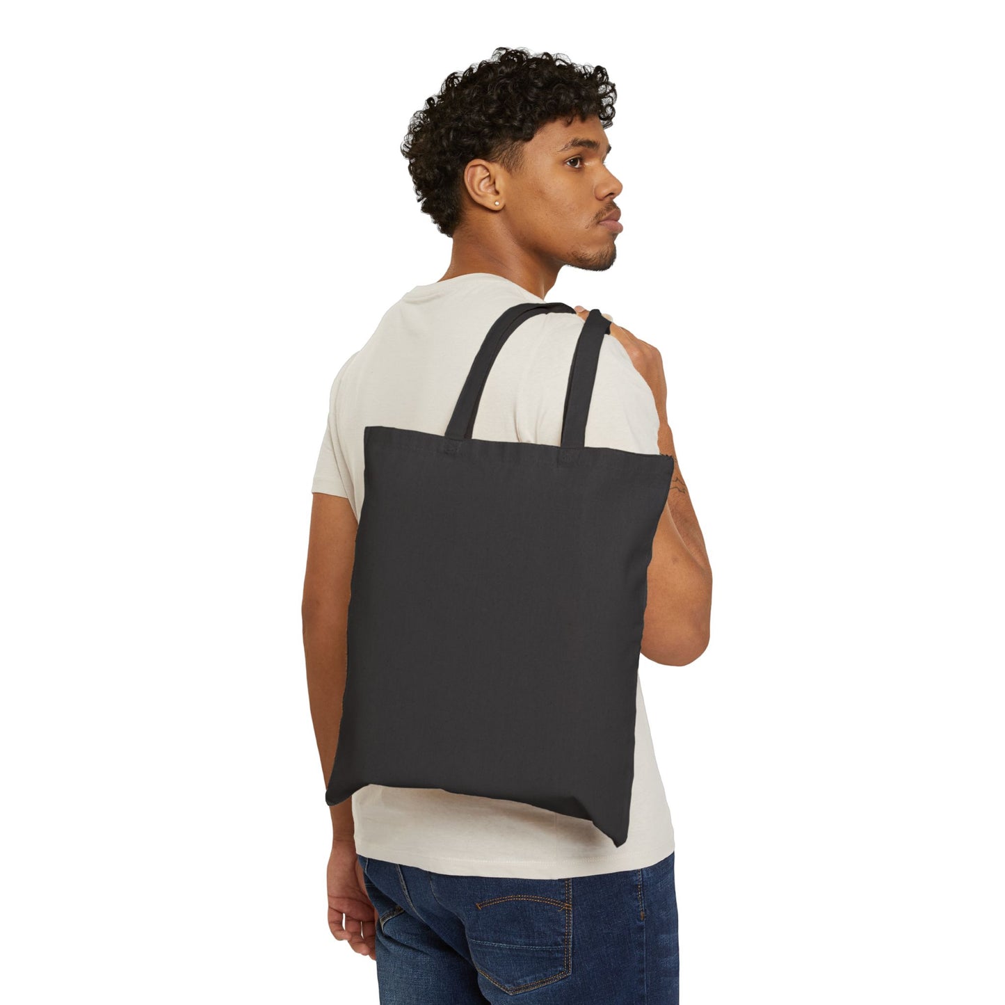Lazy Sim Loadout Cotton Canvas Tote Bag - Casual Gaming Vibes