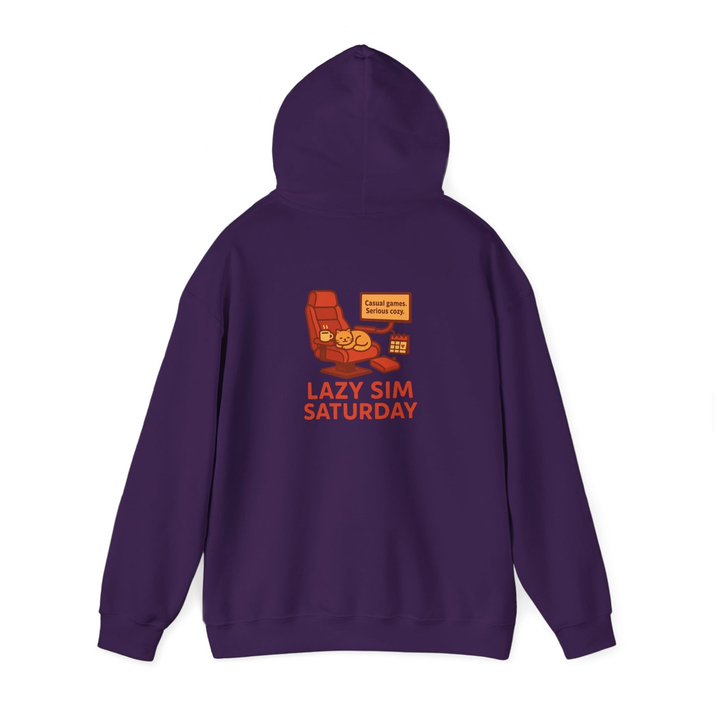 Cozy Sim Uniform Hoodie - Unisex Heavy Blend Sweatshirt for Gaming Enthusiasts