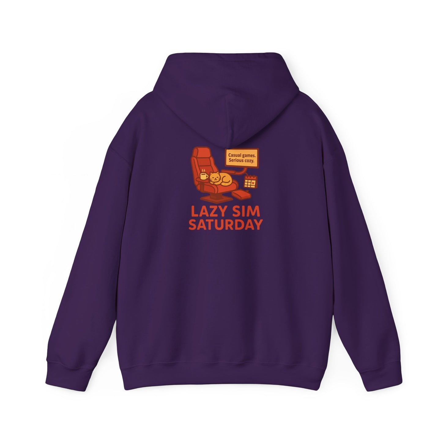 Cozy Sim Uniform Hoodie - Unisex Heavy Blend Sweatshirt for Gaming Enthusiasts