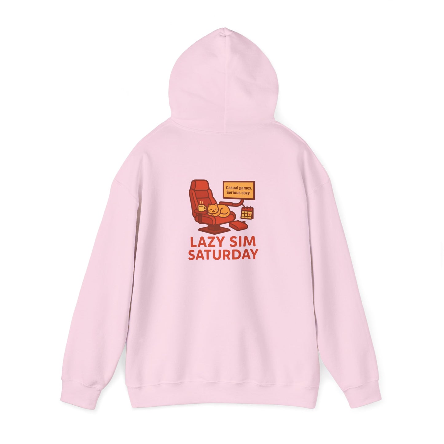 Cozy Sim Uniform Hoodie - Unisex Heavy Blend Sweatshirt for Gaming Enthusiasts
