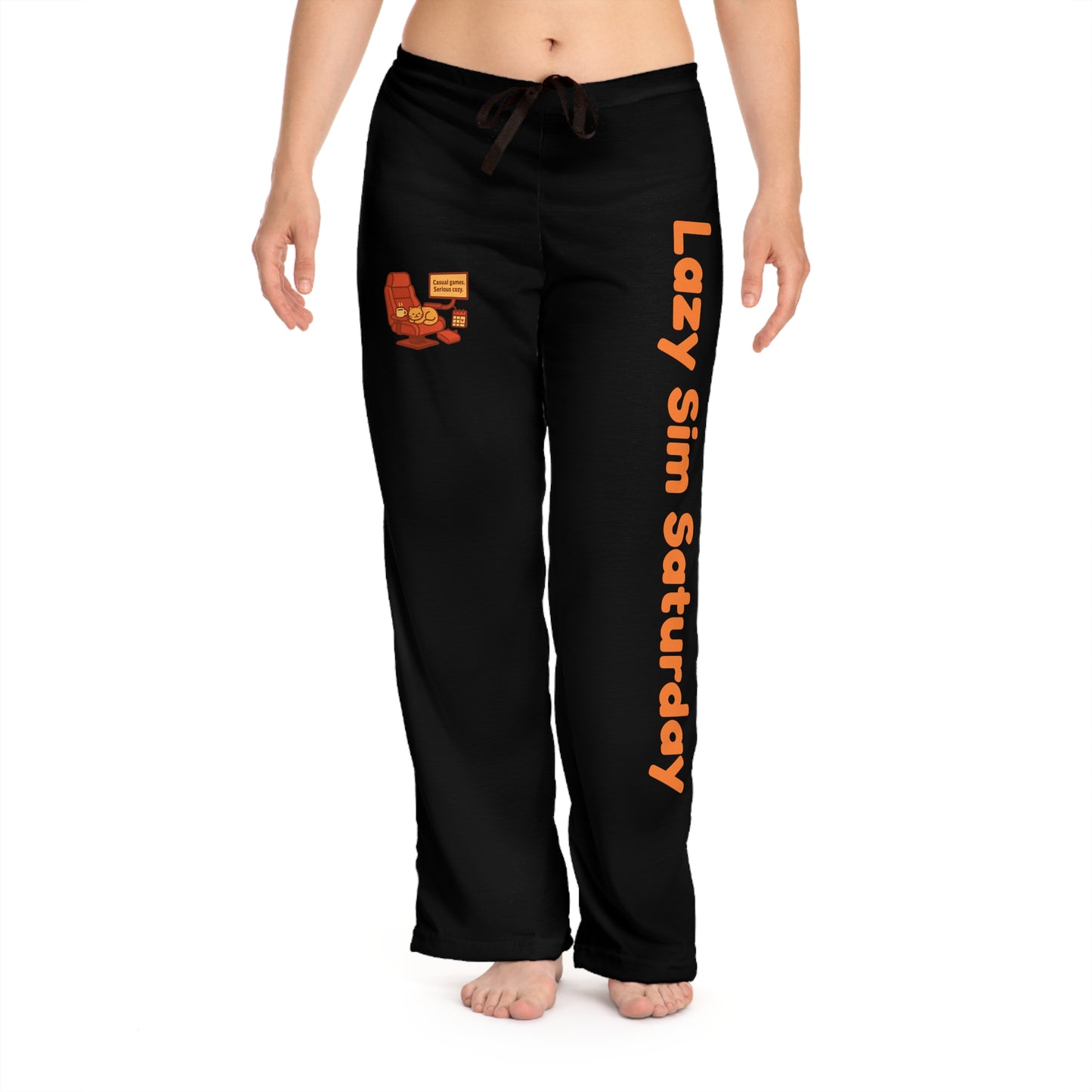 Lazy Sim Saturday Women's Pajama Pants - Cozy Loungewear for Relaxing Days