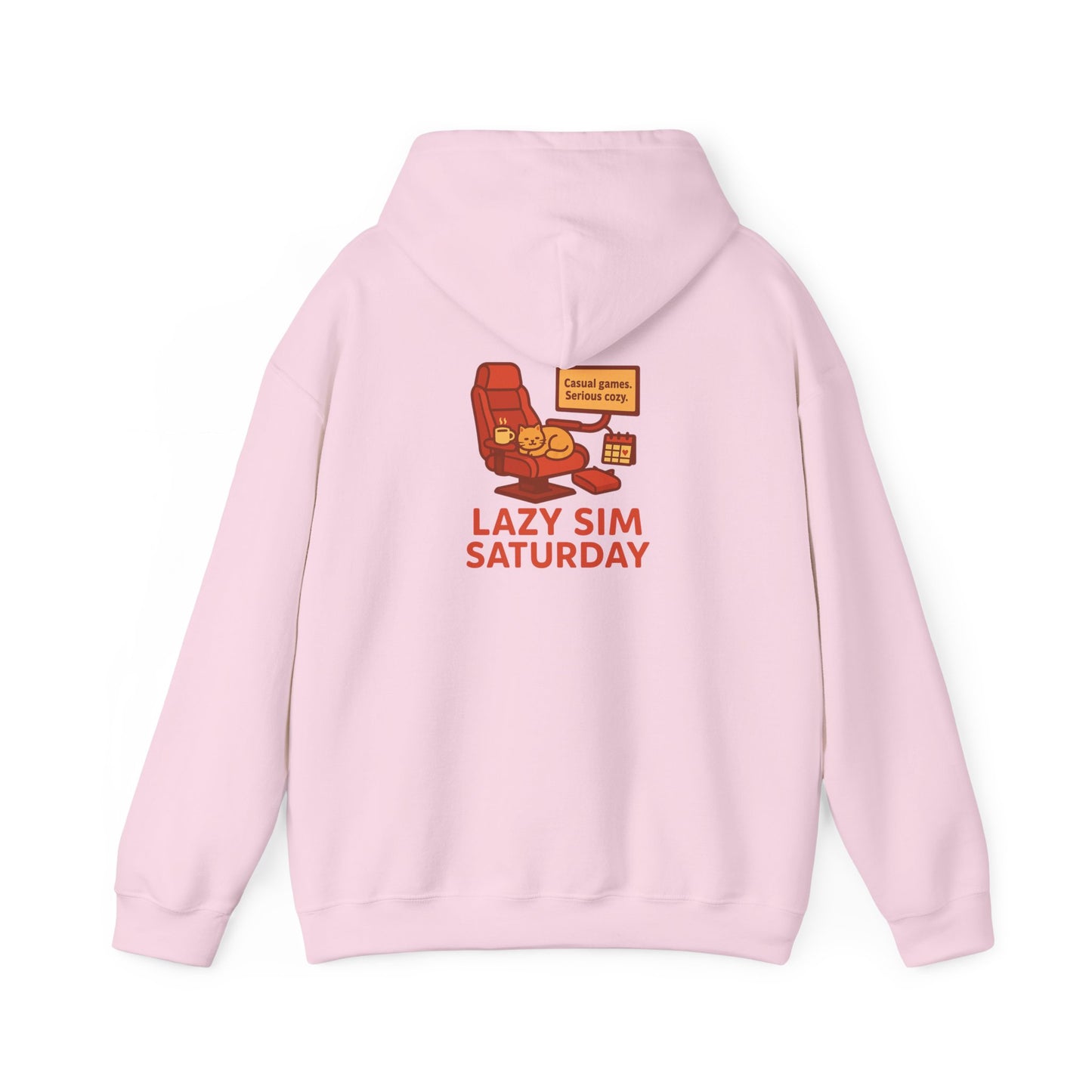 Cozy Sim Uniform Hoodie - Unisex Heavy Blend Sweatshirt for Gaming Enthusiasts