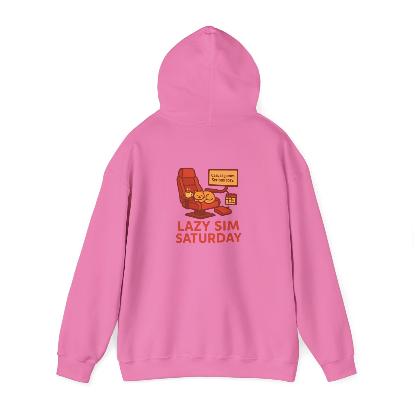 Cozy Sim Uniform Hoodie - Unisex Heavy Blend Sweatshirt for Gaming Enthusiasts