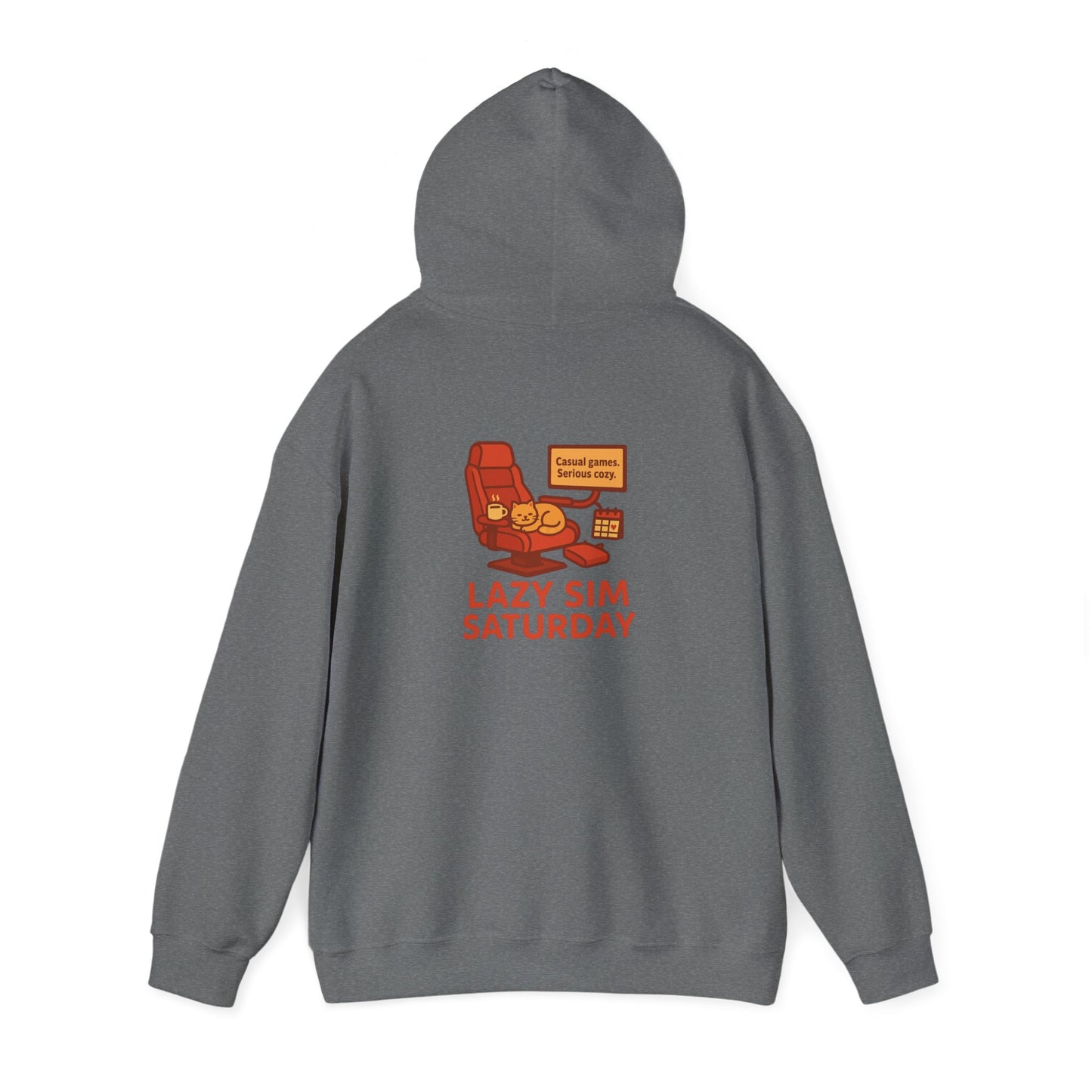Cozy Sim Uniform Hoodie - Unisex Heavy Blend Sweatshirt for Gaming Enthusiasts
