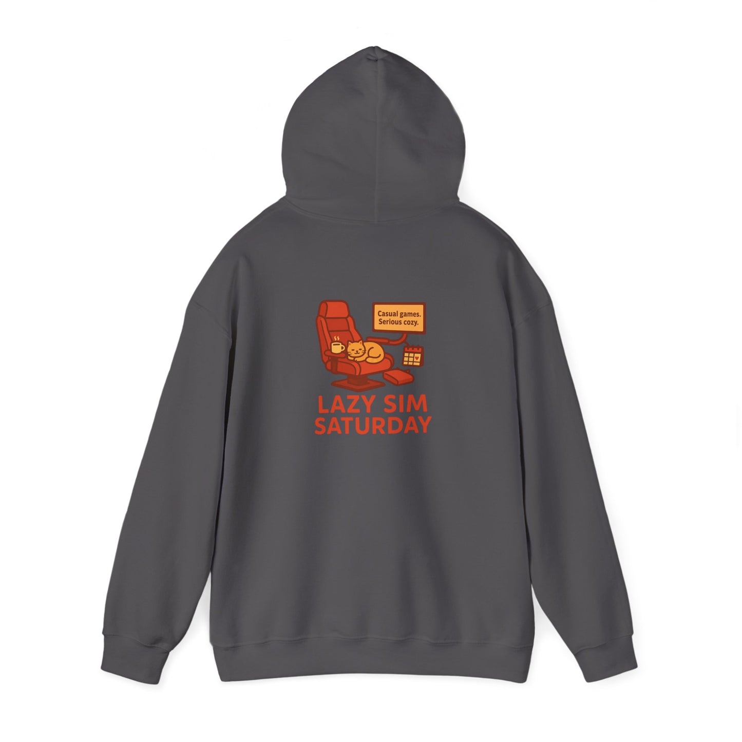 Cozy Sim Uniform Hoodie - Unisex Heavy Blend Sweatshirt for Gaming Enthusiasts
