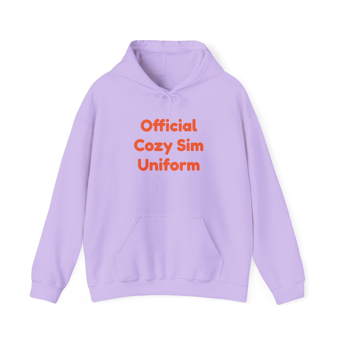 Cozy Sim Uniform Hoodie - Unisex Heavy Blend Sweatshirt for Gaming Enthusiasts