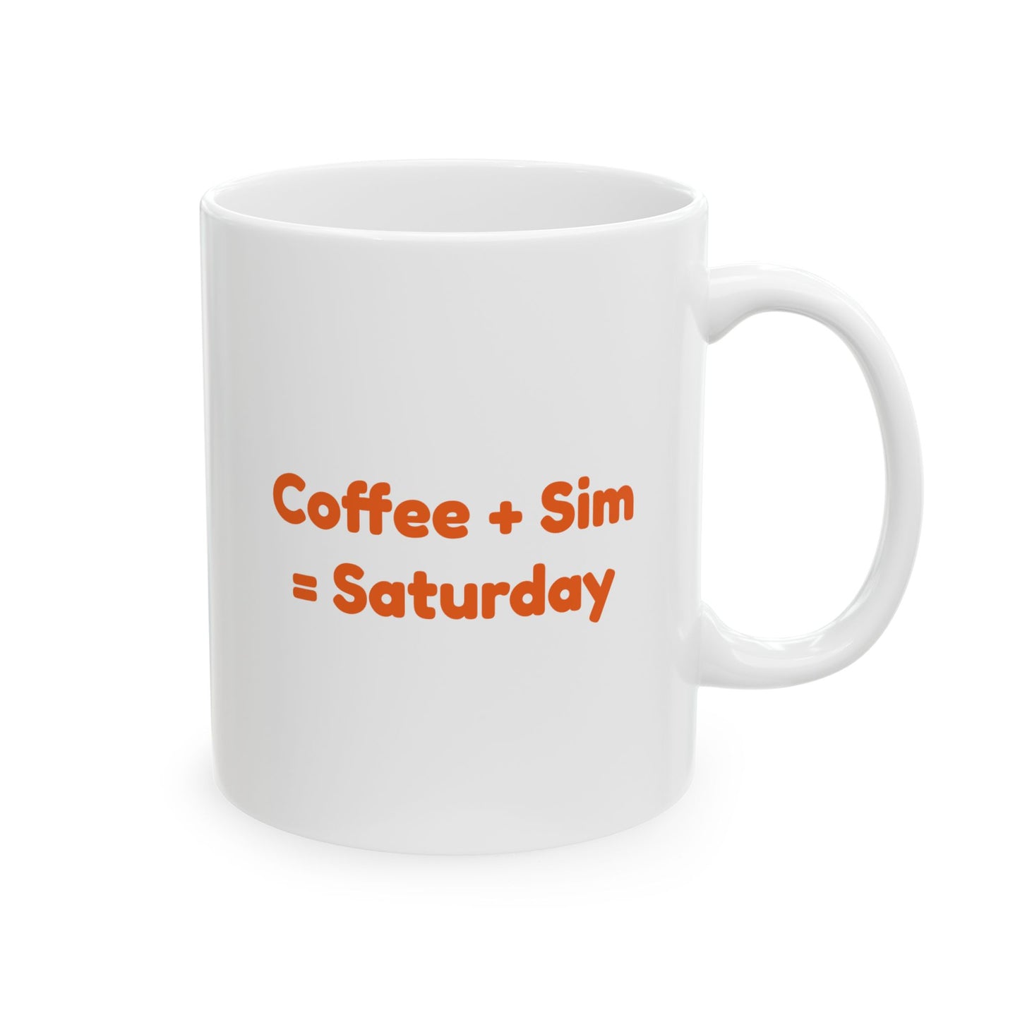 Fun Ceramic Mug - Perfect for Coffee Lovers and Relaxing Days