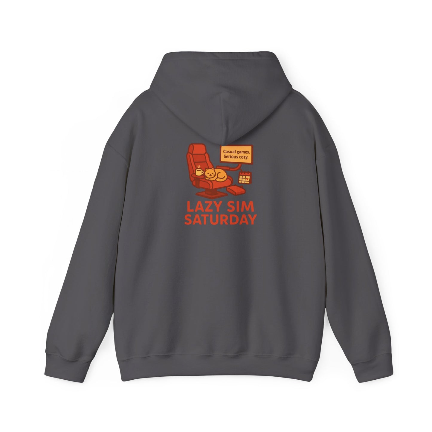 Cozy Sim Uniform Hoodie - Unisex Heavy Blend Sweatshirt for Gaming Enthusiasts